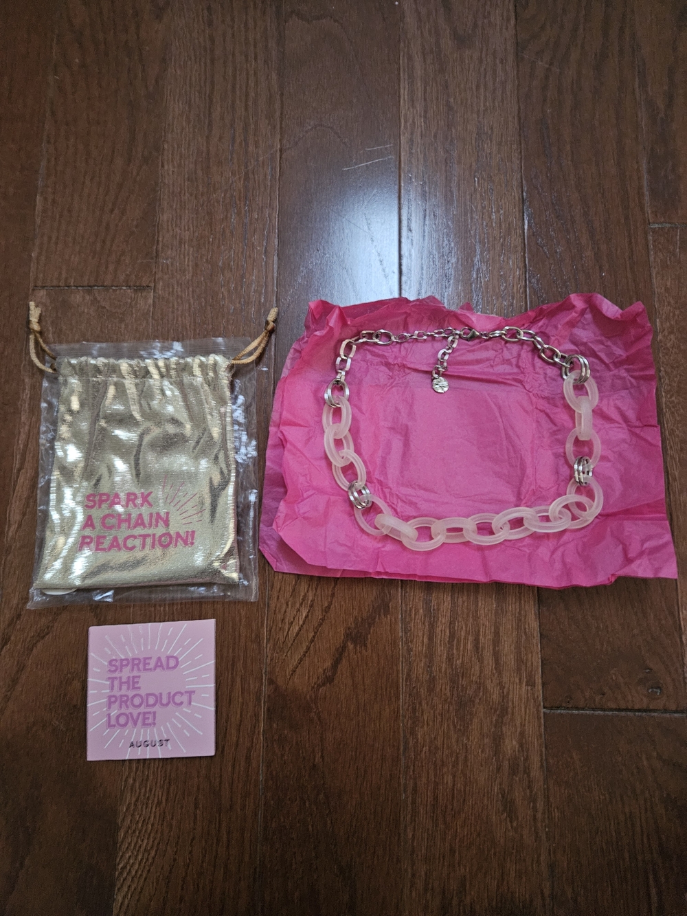Mary Kay Clear Chain-Link Necklace